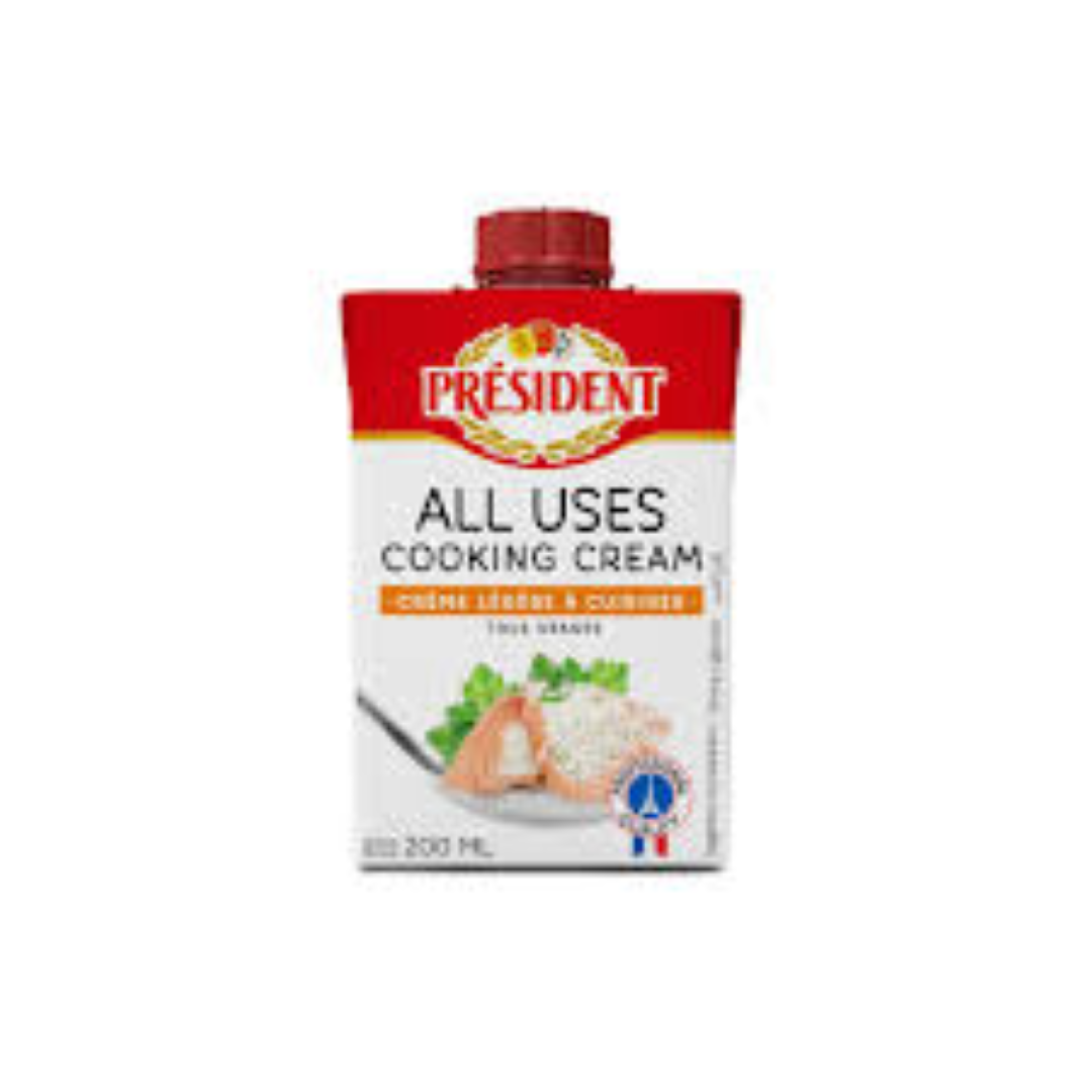 PRESIDENT UHT CREAM 200ML